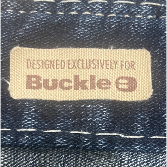 Big Star Jeans Mens 33XL Pioneer Boot Cut Whisker Embroidered (34x35) Buckle - Picture 7 of 16